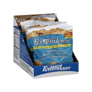 ExtendCrisps Blood Sugar Control Crisps, White Cheddar