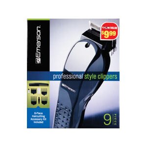 Emerson 9-Piece Professional Style Clippers
