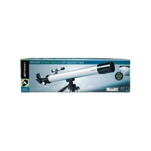 Emerson 50x/100x Refractor Telescope with Adjustable Tripod