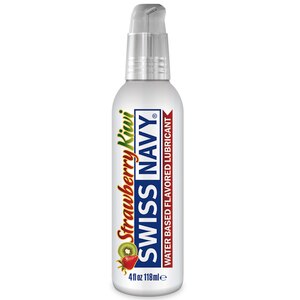 Swiss Navy Waterbased Flavored Lubricant Strawberry Kiwi