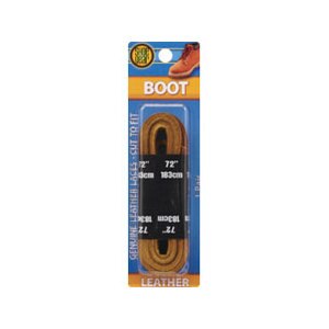 Shoe Gear Leather Laces 72 Inches Tan