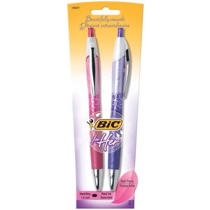 BIC Easy Glide Ballpoint Pens for Her
