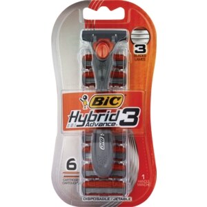 Bic Hybrid Advance Disposable Cartridges/Handle