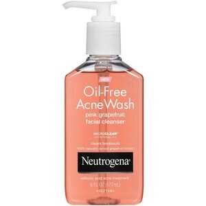 Neutrogena Oil-Free Acne Free Facial Cleanser, Pink Grapefruit