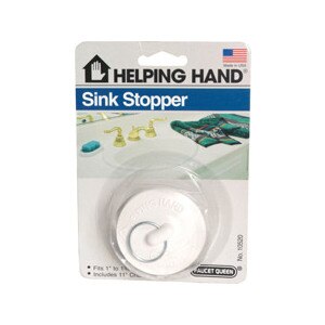 Helping Hand Sink Stopper Fits 1 to 1-3/8 Inch Drains