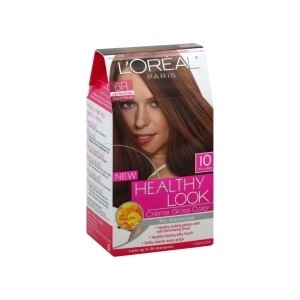 L'Oreal Healthy Look Creme Gloss Hair Color Light Red Brown Spiced Praline 6R
