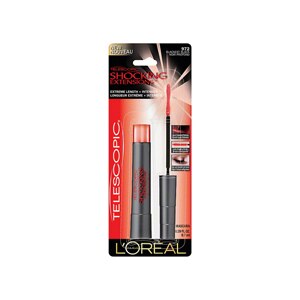 L'Oreal Telescopic Shocking Extensions Mascara, Blackest Black 972