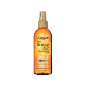 L'Oreal Sublime Sun Sheer Protect Sunscreen Oil Broad Spectrum SPF 30