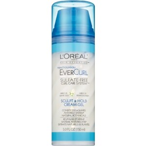 L'Oreal EverCurl Sulfate-Free Curl Care System Sculpt & Hold Cream-Gel