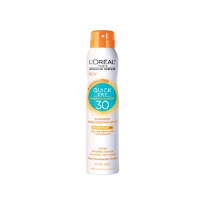 L'Oreal Advanced Suncare Alcohol-Free Quick Dry Sheer Finish Spray Sunscreen, SPF 30