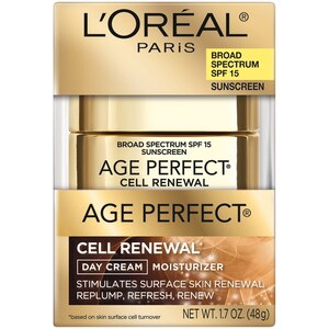 L'Oreal Age Perfect Cell Renewal Moisturizing Day Cream, SPF 15