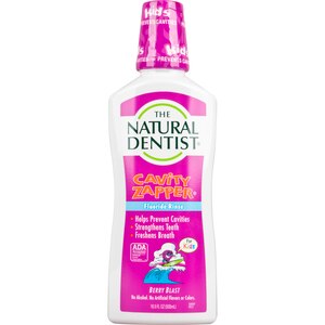 The Natural Dentist Healthy Teeth For Braces Natural Fluoride Rinse Berry Blast