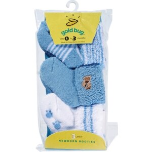 Gold Bug Booties Newborn 0-3 Months