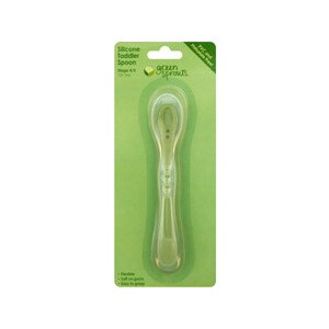 Green Sprouts Silicone Toddler Spoon Stage 4/5, 12+ Months