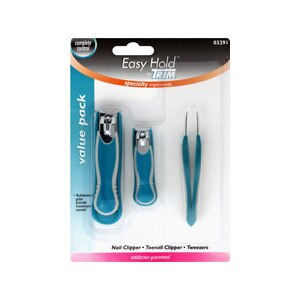 Trim Value Pack, Nail Clipper, Toenail Clipper & Tweezers