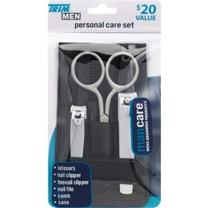 Trim Personal Care Set, Nail Clippers, Toenail Clippers, Scissors & File
