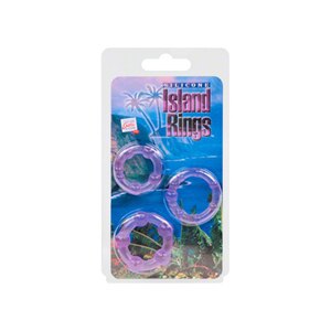 California Exotic Novelties Silicone Island Rings 3 Sizes