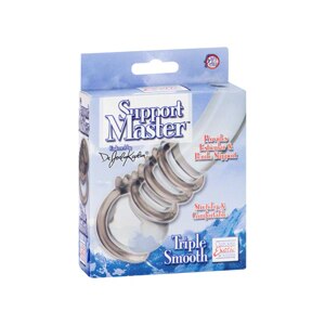 California Exotic Novelties Support Master Triple Smooth C-Ring
