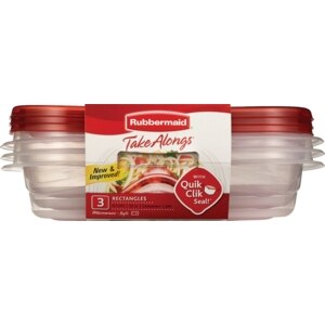 Rubbermaid Take Alongs Rectagle Containers