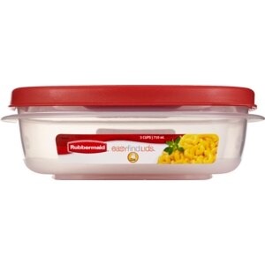 Rubbermaid Container & Lid 3 Cups