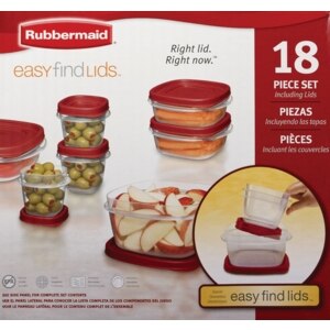 Rubbermaid Easy Find Lids 18 Piece Set