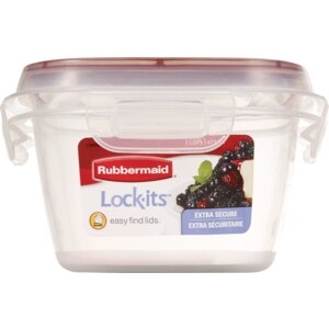Rubbermaid Lock-Its Easy Find Lids Container 2 Cups