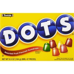 Dots Assorted Fruit Flavored Gumdrops