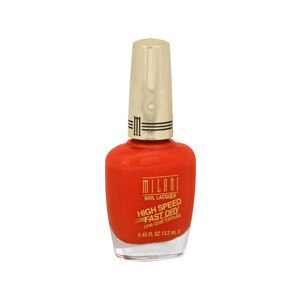 Milani High Speed Fast Dry Nail Lacquer, Jiffy Orange 05