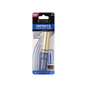 Milani Infinite - Delineador de ojos líquido, resistente al agua, 01 Infinite