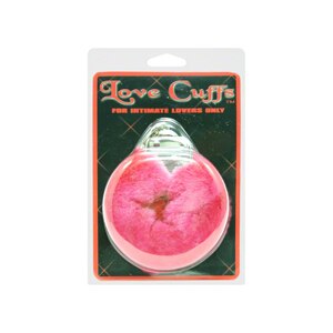 Golden Triangle Furry Love Cuffs, Red