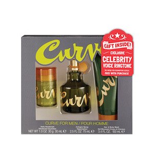 Curve for Men Gift Set Plus Bonus Celebrity Voice Ring Tone