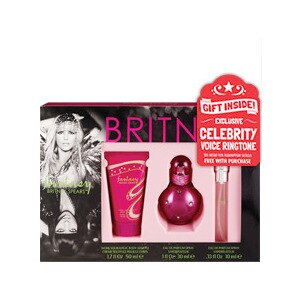 Fantasy by Britney Spears Gift Set for Women Plus Bonus Celebrity Voice Ring Tone