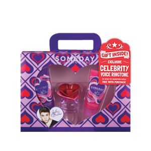 Someday by Justin Bieber Gift Set for Women Plus Bonus Celebrity Voice Ring Tone
