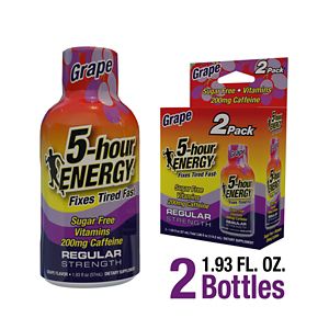 5-Hour Energy Liquid Energy Shot Grape