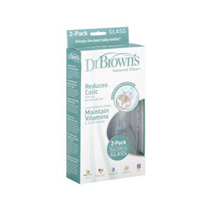 Dr. Brown's Natural Flow Glass Bottles 7-Ounce