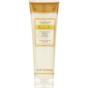 Aromafloria Muscle Soak Sugar Salt Glow Body Scrub Eucalyptus, Peppermint & Lemongrass