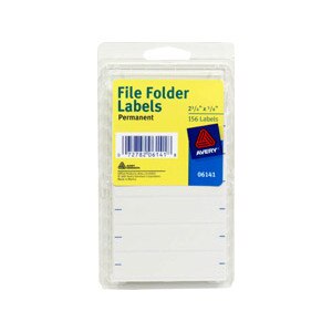 Avery Labels File Folder Permanent 2-3/4 X 5/8-Inch