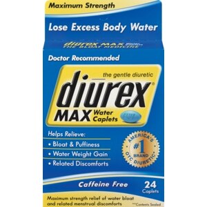 Diurex Max Water Caplets Caffeine Free