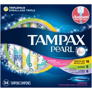 Tampax Pearl Tampons Multipax Fresh Scent