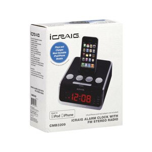 iCraig Alarm Clock with FM Stereo Radio
