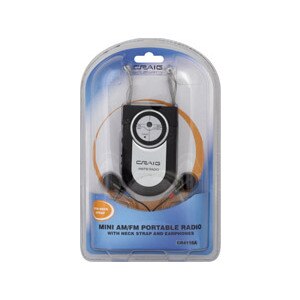 Craig Portable Mini Radio AM/FM
