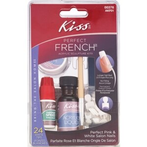acrylic cvs kit kiss professional french perfect nails