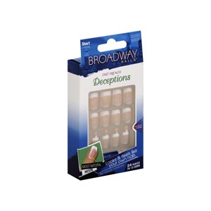 Broadway Nails Fast French Deceptions Short Length, BGG05