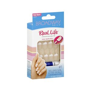Broadway Nails Real Life French Nail Kit Real Short Pink