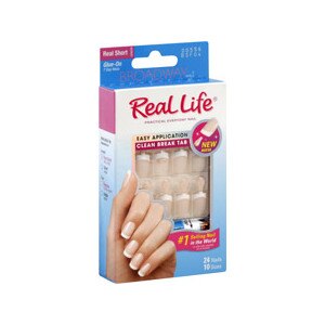 Broadway Nails Real Life French Nail Kit Real Short Peach