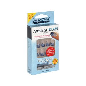 Broadway Nails Airbrush Design Medium Length Assorted Designs