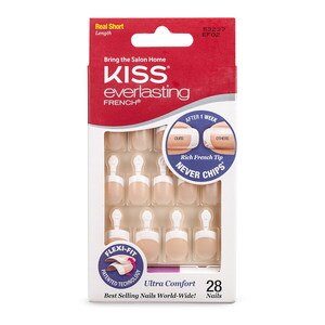 Kiss Everlasting French Real Short Length Nail Kit