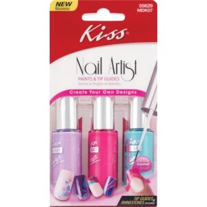 Kiss Nail Artist Paints & Tip Guides