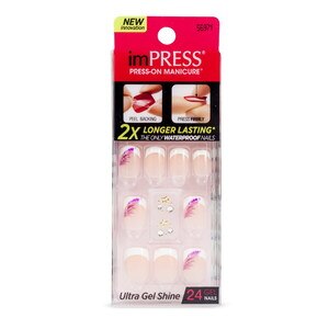 Broadway Nails Impress Press-On Manicure Wink Wink BIPD130