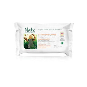 Naty by Nature Babycare Eco Sensitive Baby Wipes, Uncented